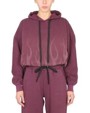 Vision Of Super Sweatshirt With Logo - Purple