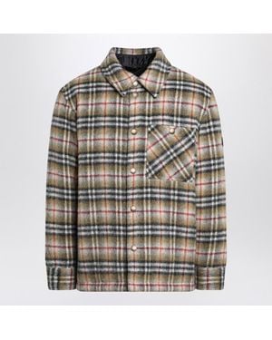 Burberry Checked Shirt Jacket - Natural