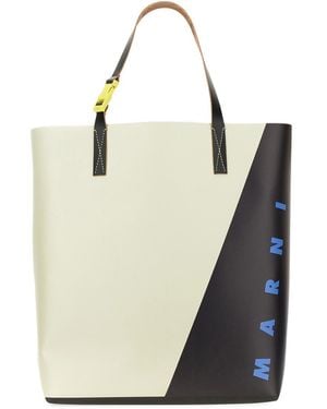 Marni Trendy Mini Shopping Handbag - Multicolor