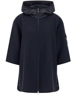 Moncler Two-Material Hood - Blue