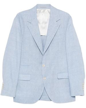 Brunello Cucinelli Deconstructed Jacket - Blue