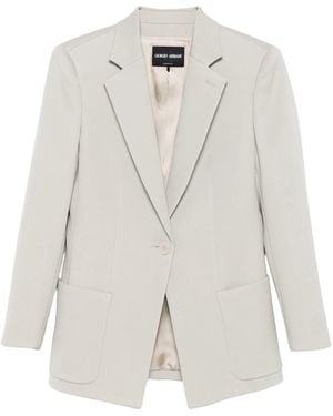 Giorgio Armani Neutrals Jackets - White