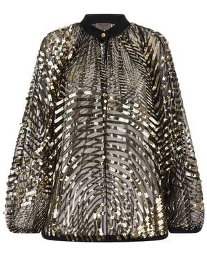 PUCCI 'Iride' Blouse - Black