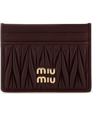 Miu Miu Wallets - Purple