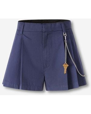 Alexander Wang Mini Cotton Shorts - Blue