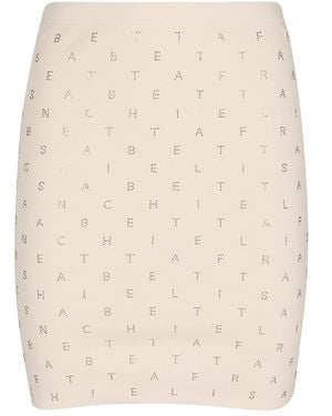 Elisabetta Franchi Skirt - Natural