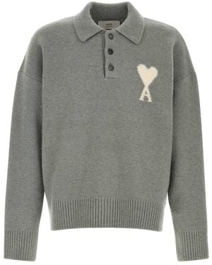 Ami Paris Shirts - Grey