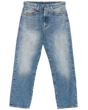 R13 Straight-Leg Cotton Jeans - Blue