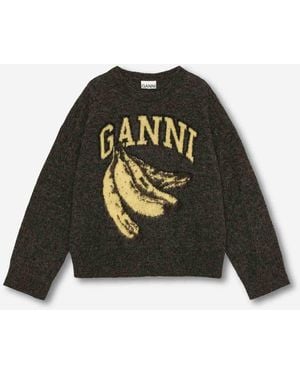 Ganni Knit Cardigan - Black