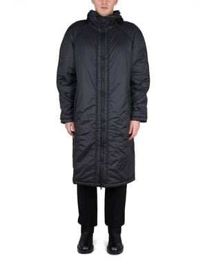McQ Tech Duvet Jacket With Adjustable Hood - Blue