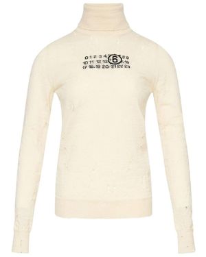 MM6 by Maison Martin Margiela Jumpers - White