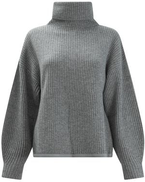 Max&Moi Max&Moi Wool And Cashmere Turtle-Neck - Grey