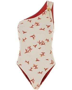 Fendi Printed Stretch Nylon Swimsuit - Multicolor