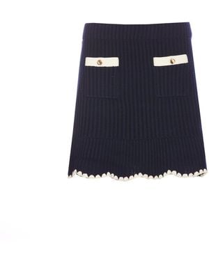 Self-Portrait Skirts - Blue