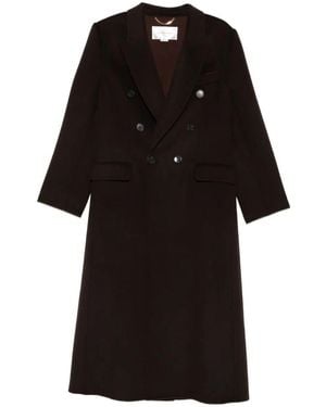 Victoria Beckham Double Faced Overcoat - Black