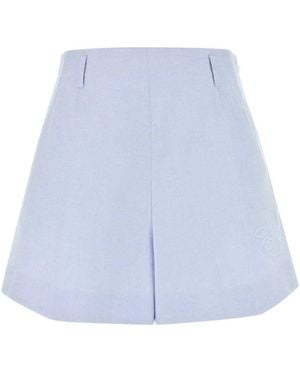 Givenchy Embroidery Shorts - Blue