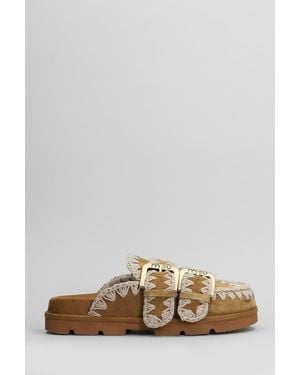 Mou Low Bio Sabot Slipper-Mule - Gray