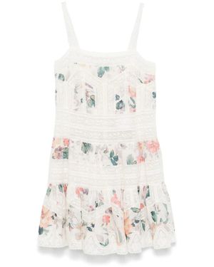 Zimmermann Acacia Cotton Mini Dress - White