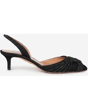 Aquazzura Slingbacks Gatsby 50 - Black