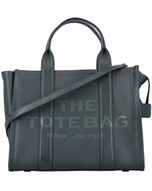 Marc Jacobs The Leather Medium Tote Bag - Blue