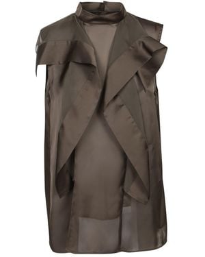 Sacai Tops - Brown
