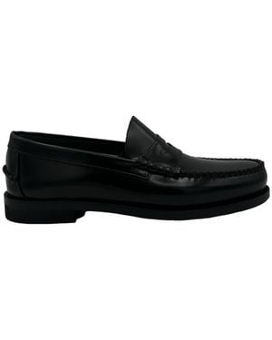 The Sharp Corner Mocha Sabot Shoe - Black