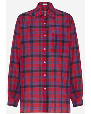 The Row Nesson Cotton Shirt - Red