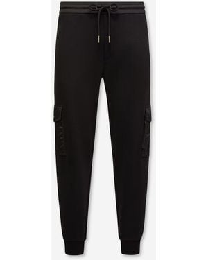Moncler Cargo Sweatpants Cotton - Black