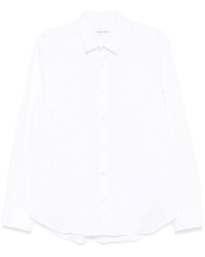 Maison Labiche Embroidered Cotton Poplin Shirt - White