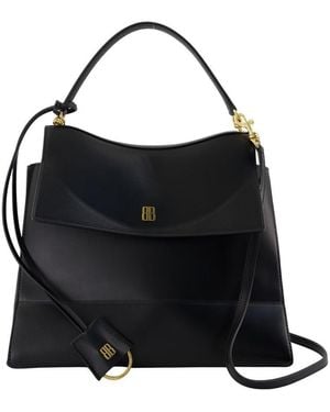 Balenciaga Nano Top Handle Medium Purse - Black