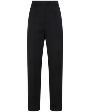 Prada Luxurious Wool Trousers - Black