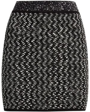 Missoni Zigzag Lamé Mini Skirt - Black
