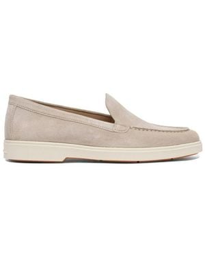Santoni Flat Shoes - Natural