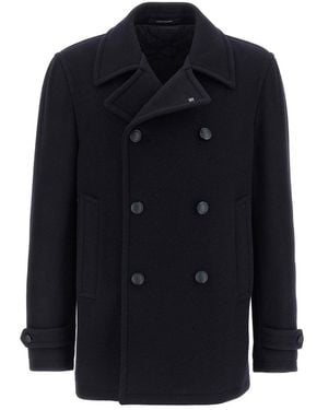 Tagliatore 'Monaco' Coat - Blue