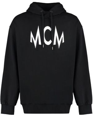 MCM Logo Intarsia Hoodie - Black