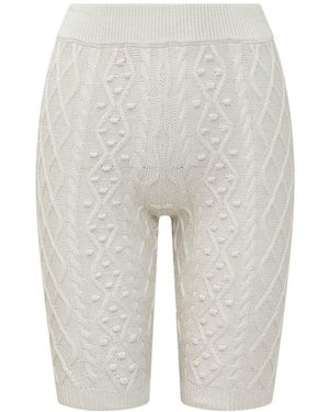Loulou de Saison Knee Length Shorts - White