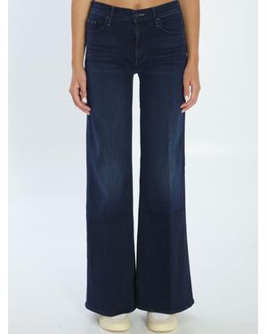 Mother The Twister Sneak Denim Jeans - Blue