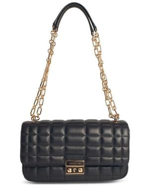Michael Kors 'Quilt' Leather Crossbody Bag - Black