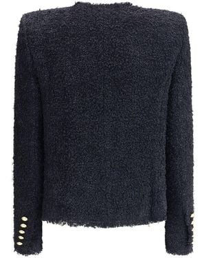 Balmain Tweed Jacket - Blue