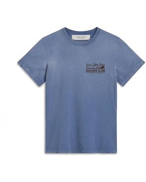 Golden Goose Journey W's Slim Long T-Shirt - Blue