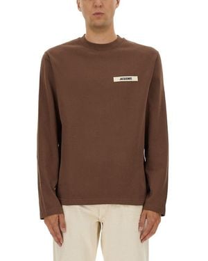 Jacquemus The Grosgrain Shirt - Brown