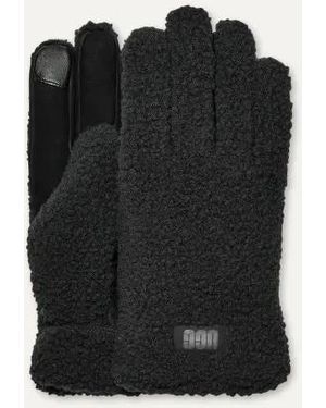 UGG Fluff Glove Fleece Gloves - Black