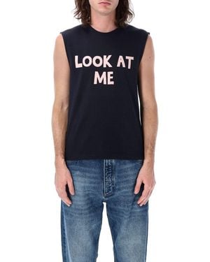 JW Anderson "look At Me" Printed Tank Top - Blue