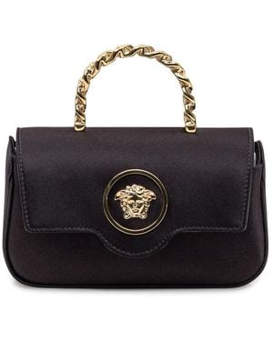 Versace La Medusa Mini Bag - Black
