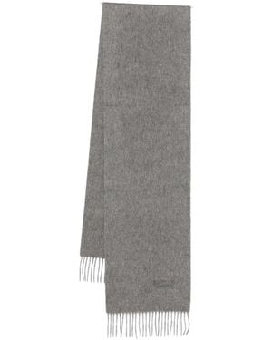 Paul Smith Scarf Plain Cashmere Accessories - Grey