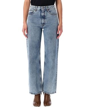 MM6 by Maison Martin Margiela Wide-Leg Jeans - Blue