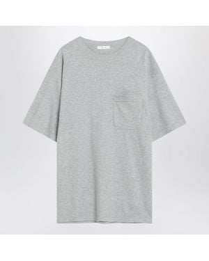 The Row Light Kaddy T-shirt In Brushed - Grey