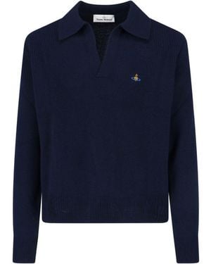 Vivienne Westwood Orb Sweater - Blue