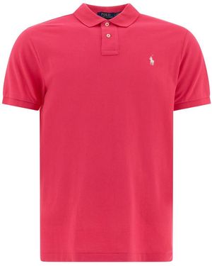 Polo Ralph Lauren Pique Polo Shirt - Pink
