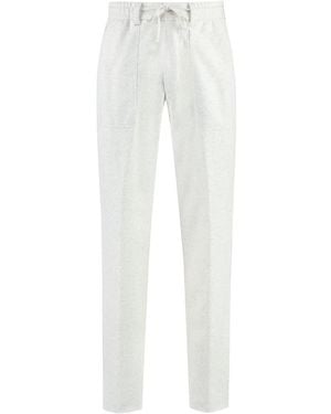 BOSS Wool Blend Trousers - White